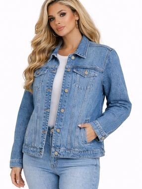 MICHAEL KORS Denim Jacket Womens Size 1X